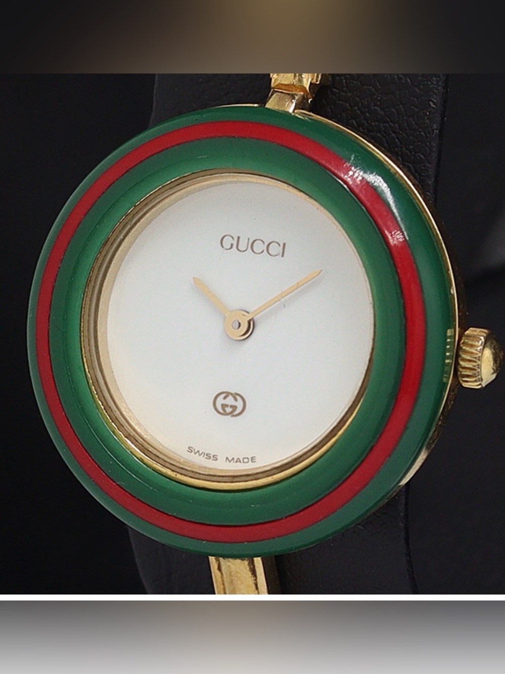 - Authentic GUCCI signature colors bezel ( no watch)